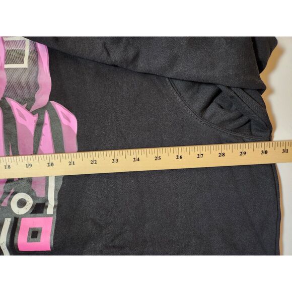 Netflix Squid Game Hoodie – Adult XL – Black Graphic Pullover Sweatshirt - Picture 6 of 7